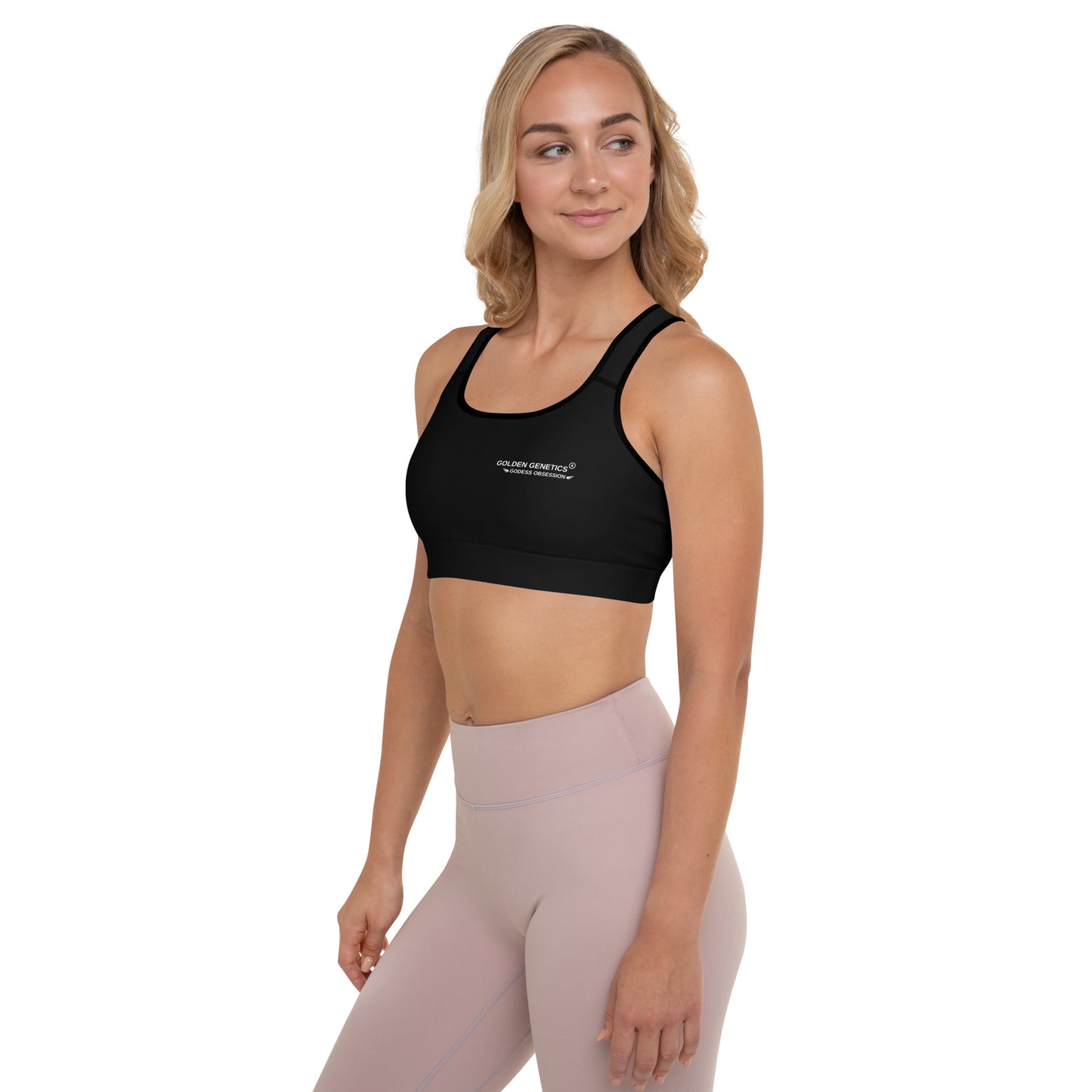 GOLDEN CARBON BLACK BRA